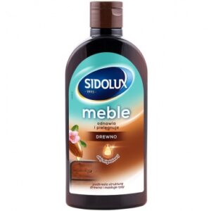 Sidolux mleczko czyszczenie i pielęgnacja mebli 0,3l z olejem migdałowym
