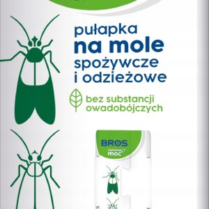 Bros Zielona Moc Lep na mole odzieżowe i spożywcze 1szt