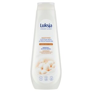 LUKSJA Creamy & Soft kremowy płyn do kąpieli cotton milk&provit B5 900 ml
