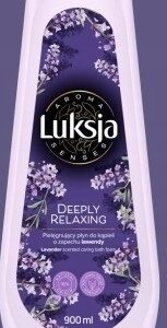 LUKSJA PŁYN DO KĄPIELI 900ML AROMA RELAXING O ZAPACHU LAWENDY