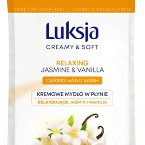 Luksja Creamy Soft Kremowe mydło w płynie Jaśmin i Wanilia 400 ml zapas