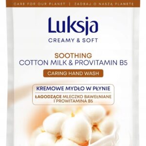 Luksja Creamy Soft Kremowe zapas mydła w płynie Cotton & Witamina B5 900ml