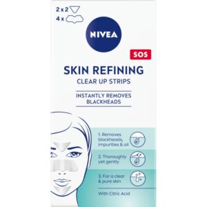 Plastry oczyszczające na nos Nivea Skin Refining Clear-Up Strips 6 szt.