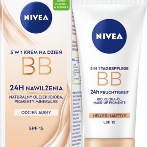 NIVEA BB krem na dzień 5w1 - 15 SPF - odcień jasny